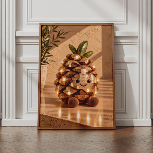 Cute pineapple poster kawaii - cute,
