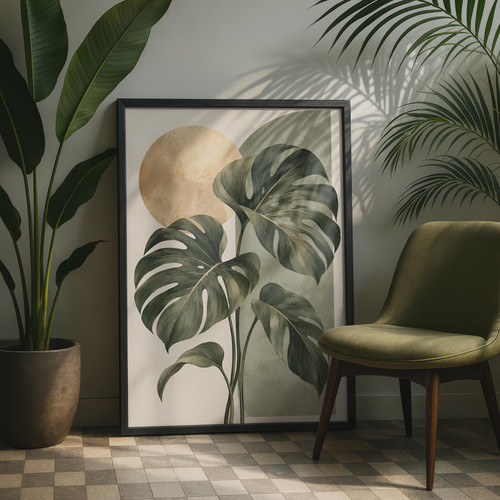Monstera leaf botanical - monstera,