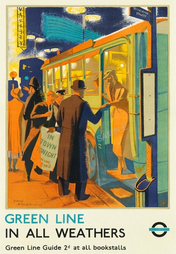 Vintage poster london - poster,