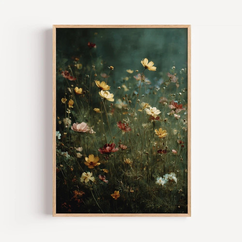 Vintage wildflower wall art - wildflower,