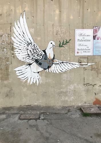 Banksy posters graffiti art - graffiti,