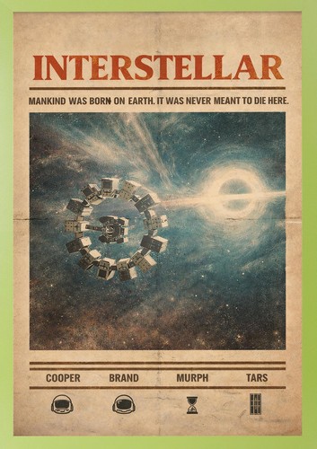 Interstellar retro style - interstellar,