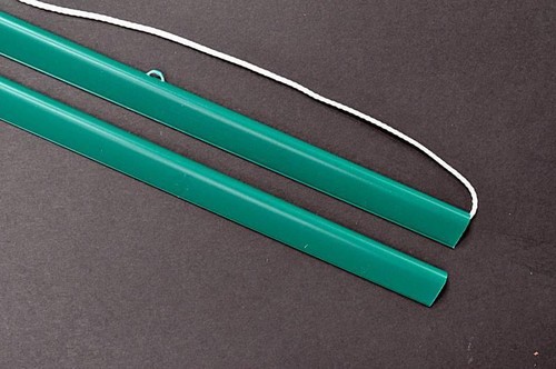 Green poster hanger set with - poster,