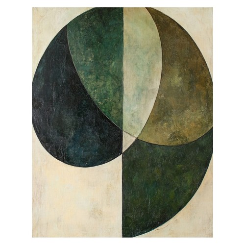 Green geometric abstract - green,