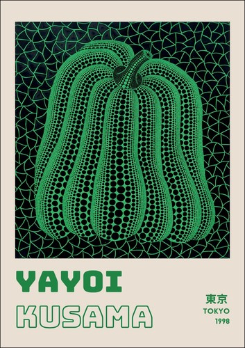 Yayoi kusama green pumpkin - kusama,
