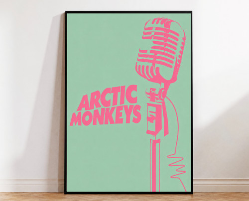 Artic monkeys mint - monkeys, green