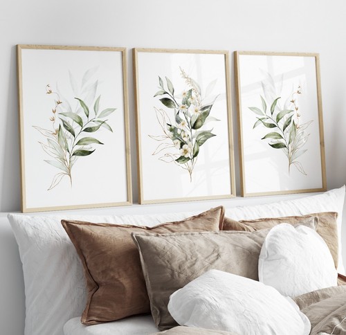Botanical wall art - prints, set