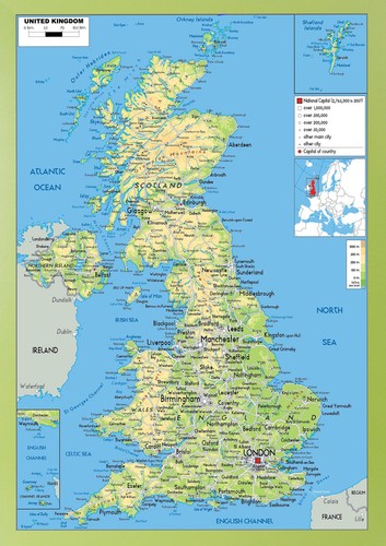Map england - map, of