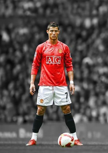 Ronaldo poster art print - print, a3