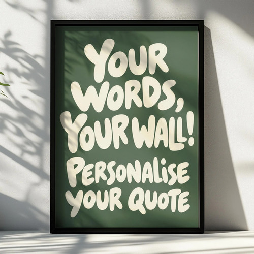 Personalised quote print - quote,